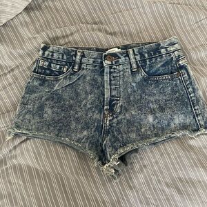 Urban Outfitters Acid Wash Denim Shorts